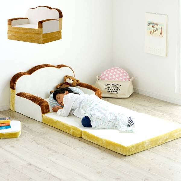 日本製 食パンソファベッド 低反発ウレタン使用の通販情報 - 家具通販