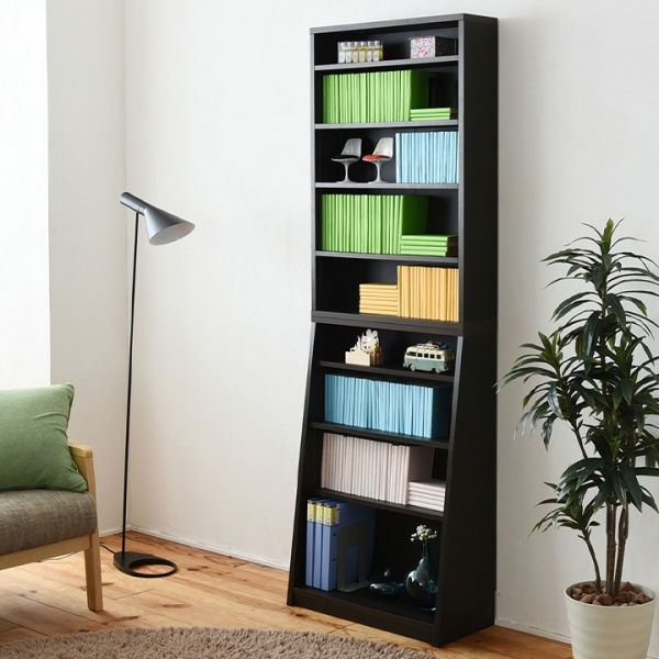 薄型収納ラック 幅60 x 高さ180cm (YHK-0214) 3色対応の通販情報