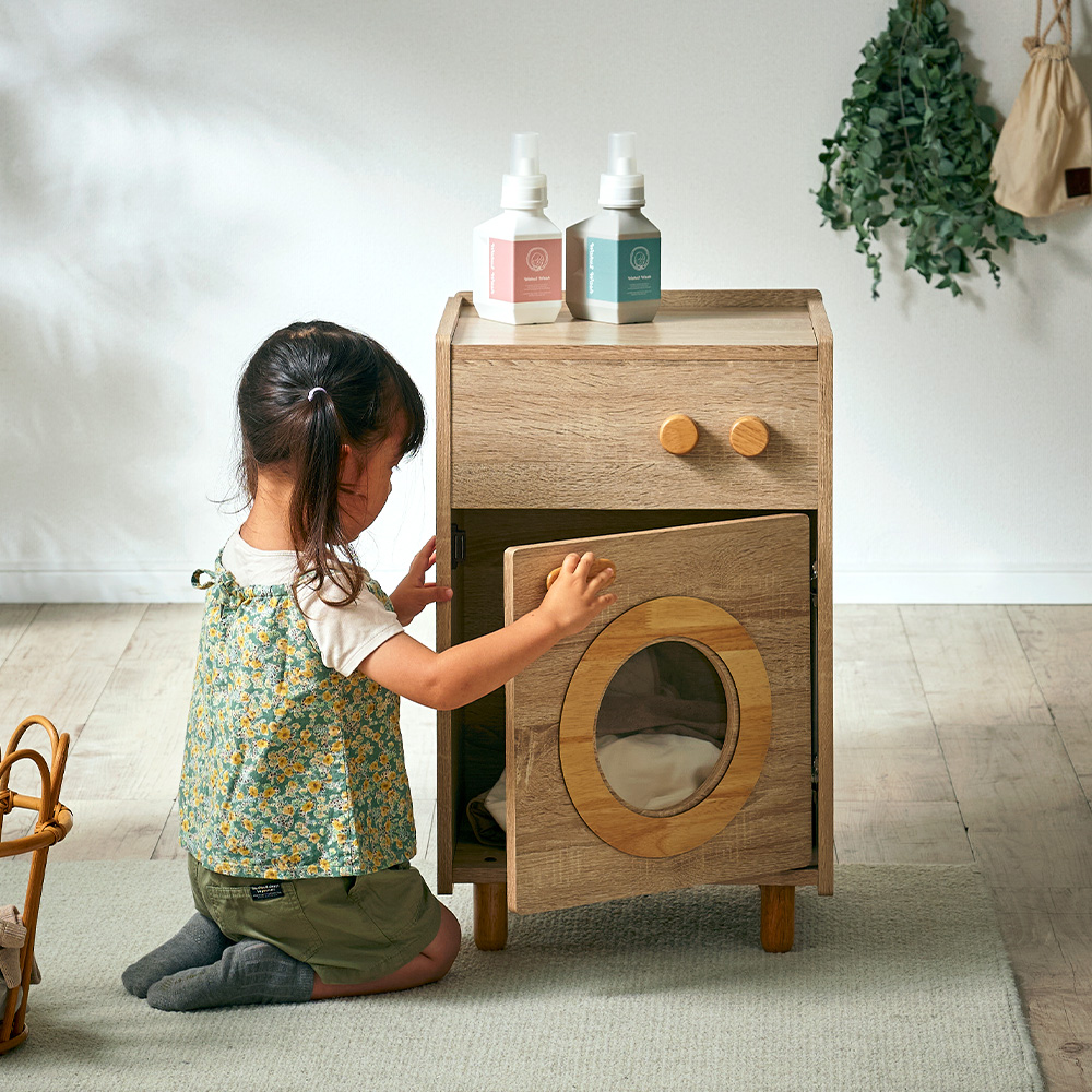 おままごとキッチン 洗濯機 Curumi(クルミ) 2色対応の通販情報 - 子供