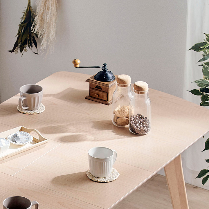 ダイニングテーブルセット 4人掛け 北欧風ダイニング 5点セット Aldeno