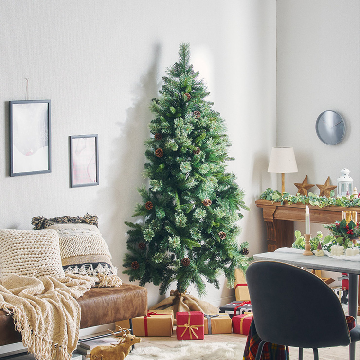 クリスマスツリー Luminous(ルミナス) ハーフ 高さ180cmの通販情報