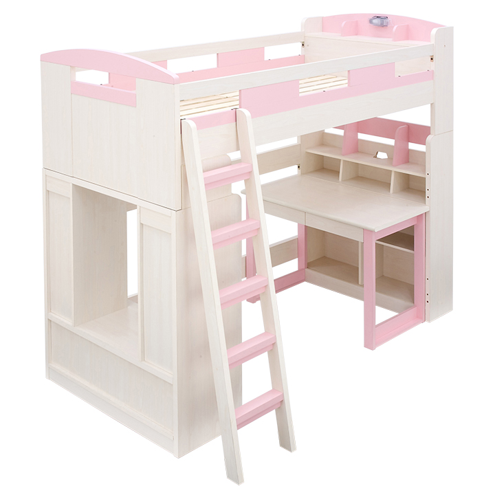 ロフト システムベッド 分割可能 Chambre8(シャンブル8) 8色対応の通販