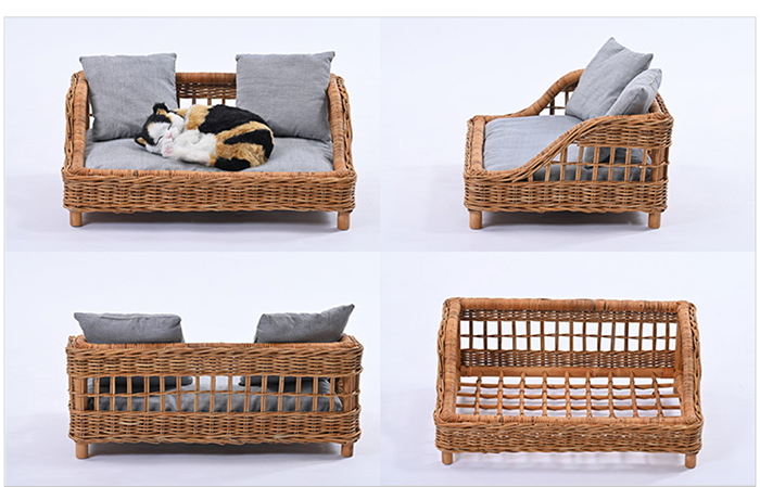 ペット用ベッド ラタン ペットベッドの通販情報 - 家具通販のわくわく