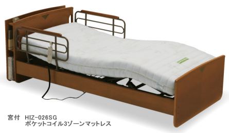 コイズミ電動ベッド らくアップモーション Well care,ウェルケアS,HIZ