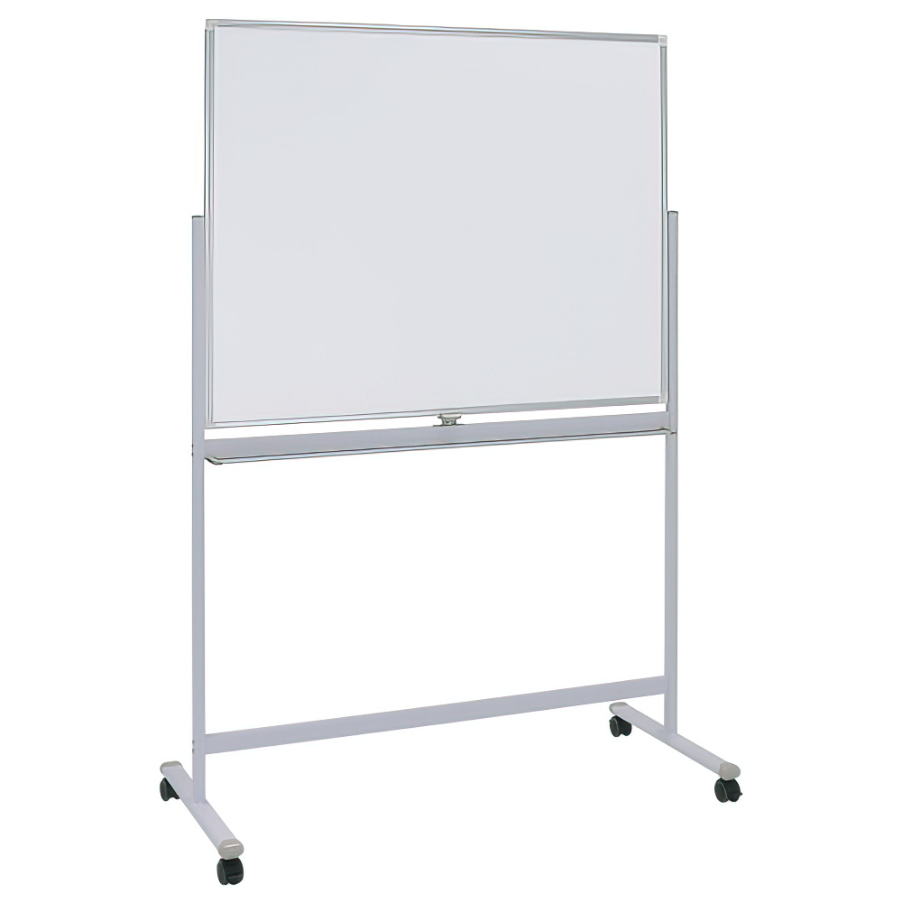 両面脚付きホーロー板面ホワイトボード 無地 幅1800 高さ905 WHR-1890