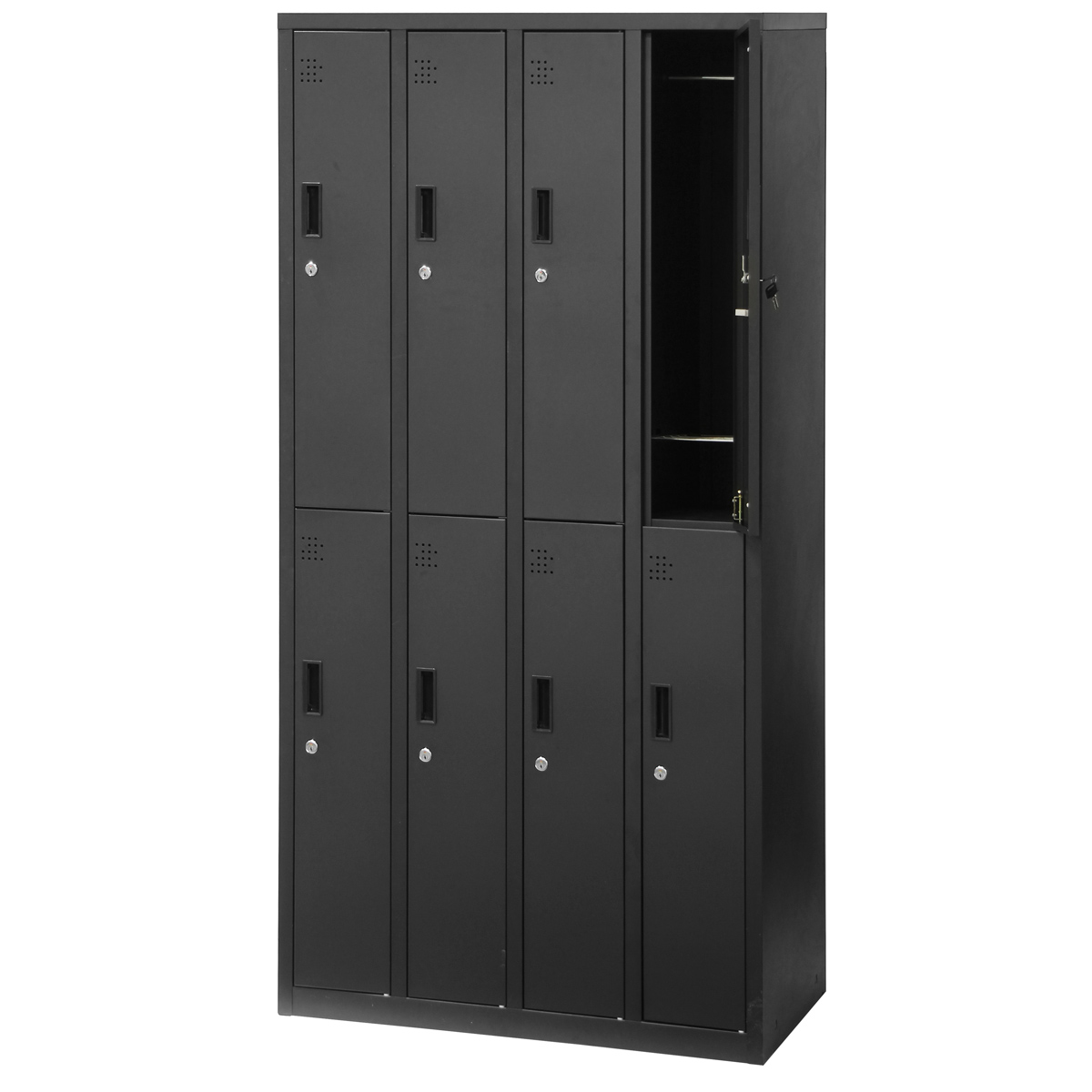 スマイル 8人用スチールロッカー 幅900 奥行515 高さ1790 SM-STLL8