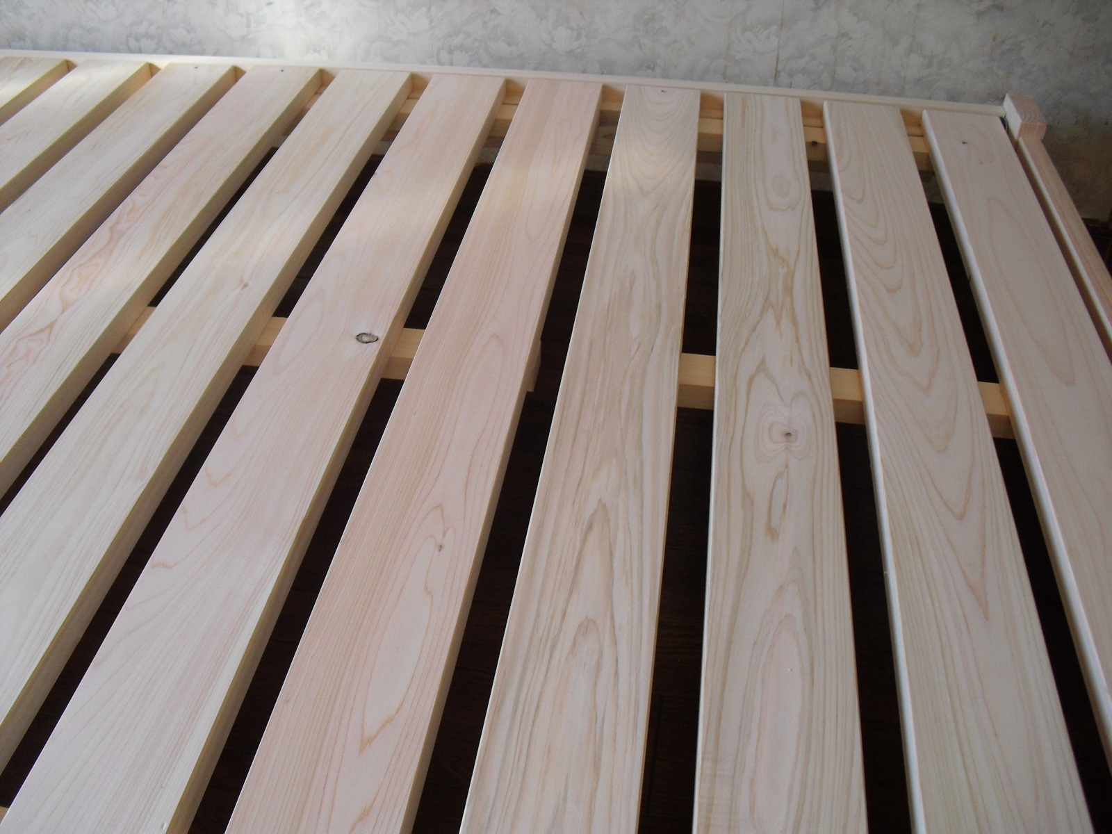 ひのきすのこベット ダブルサイズ 無垢 通販｜手作り家具工房JIN
