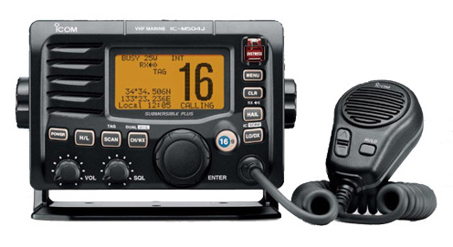 ICOM アイコム国際VHF無線機 IC-M504J 据え置型の防水トランシーバー