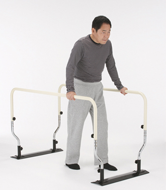 歩行訓練に役立つリハビリ用平行棒 レンタル ミニ平行棒 ささえ愛
