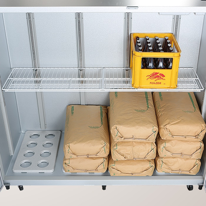 かかしさんのJA(農協)通信販売 / 玄米保冷庫用スチール棚（大和冷機用