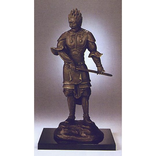 国宝十二神将 伐折羅大将（ばさら） ブロンズ像（複製） 送料無料 商品