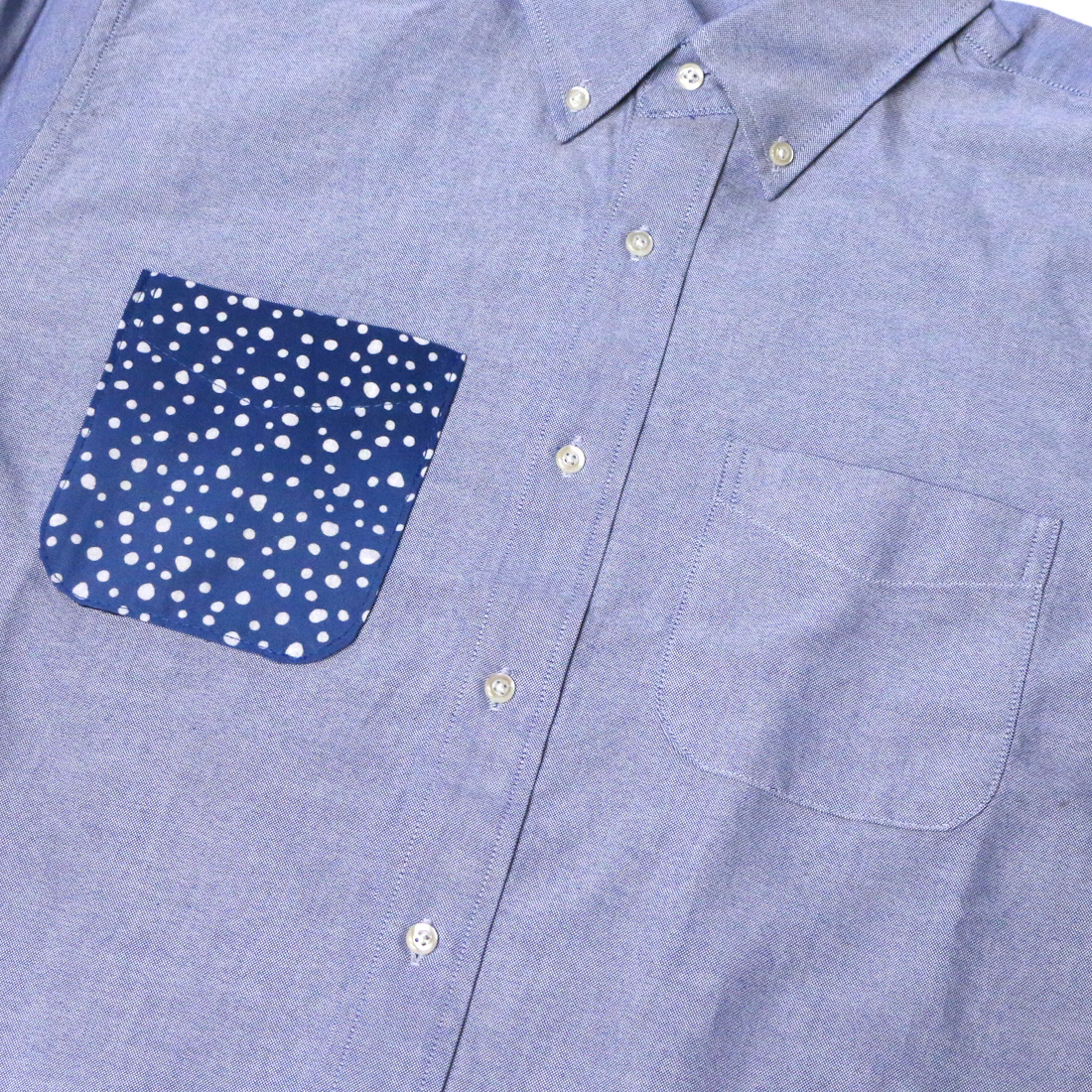 和柄ポケット オックスフォードボタンダウン L/Sシャツ 柄シングル一覧