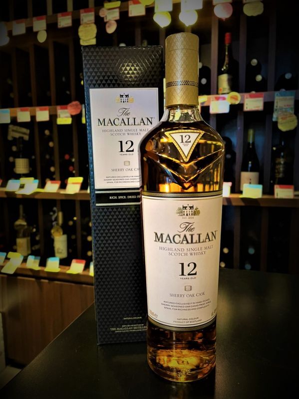 The MACALLAN sherry oak cask 12years old 700ml