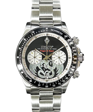 ZEMAITISよりストップウォッチ機構搭載でAces & EightsとDragon