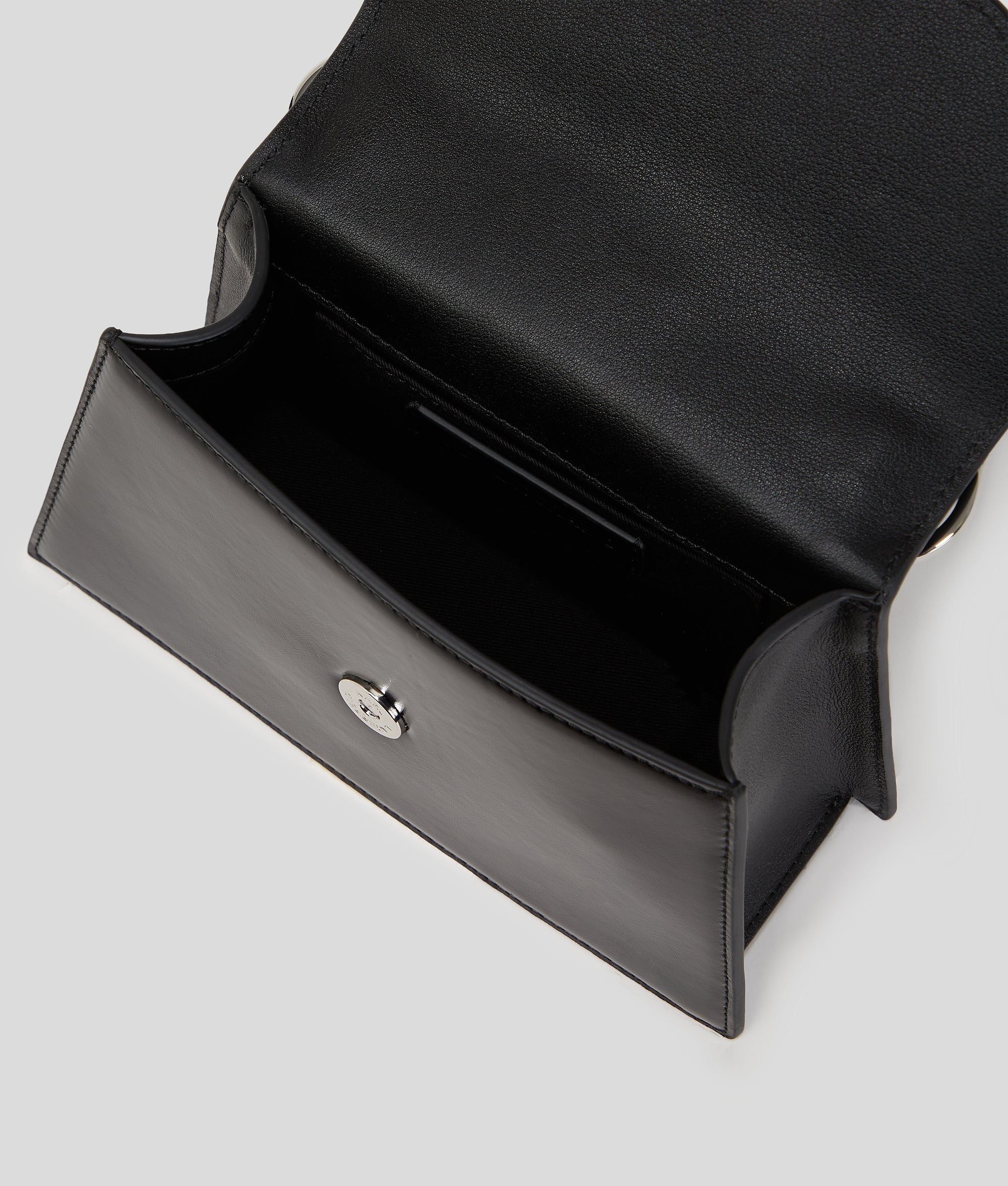 K/Signature small studded crossbody bag | Black | Women | KARL