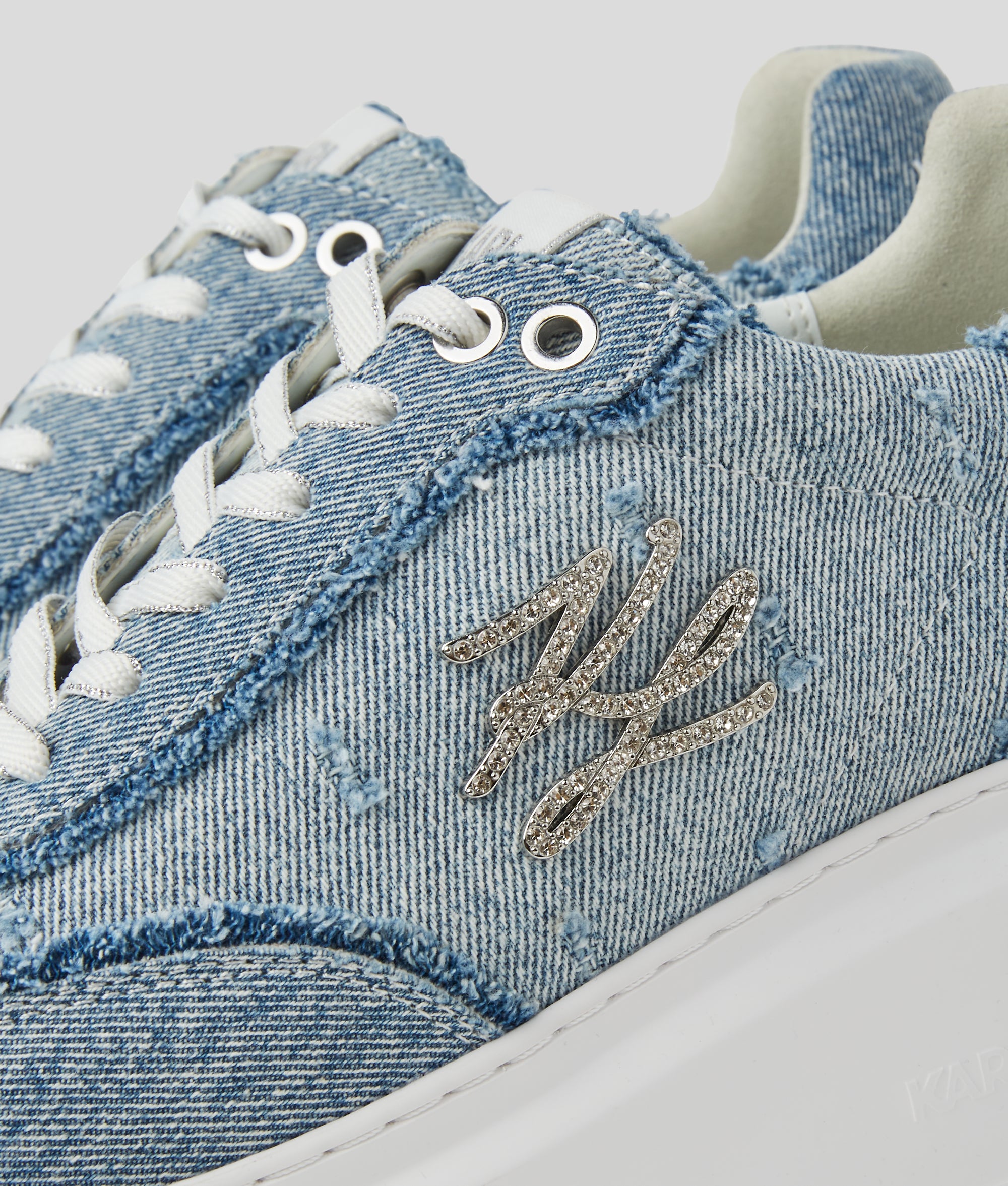 Anakapri Autograph denim sneakers | Sodalite Blue | Women | KARL