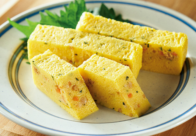 スノーマン 鶏そぼろと大豆のたまごやき SP10 | 業務用商品