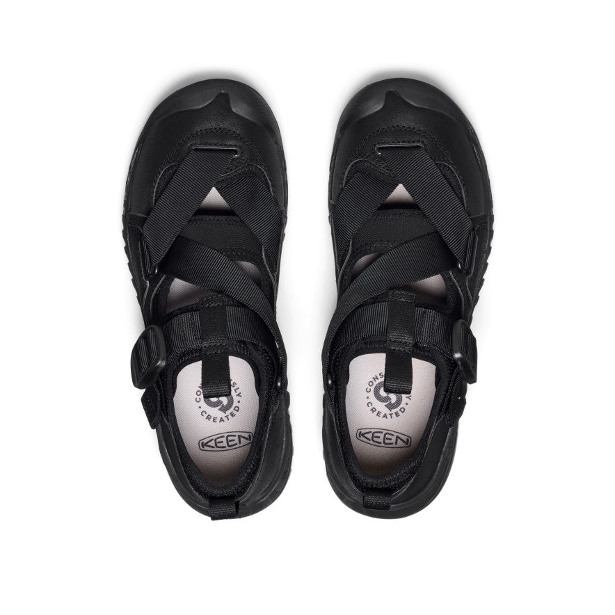 All Gender Hoodzerra Sandal | Black/Black | KEEN Footwear