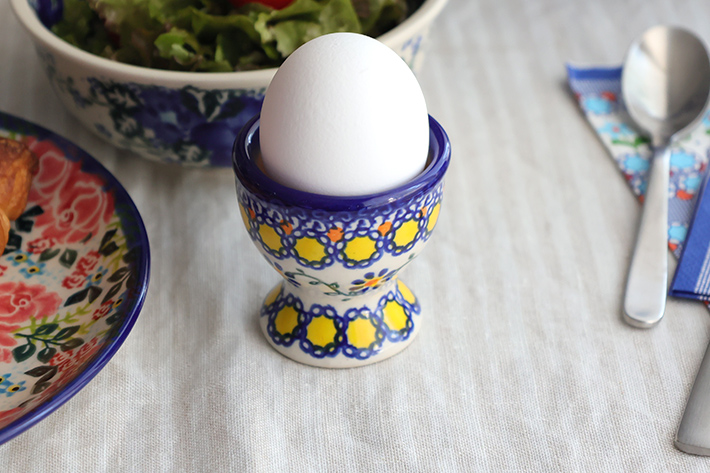 エッグカップ・ポーリッシュポタリー(ポーランド食器)
