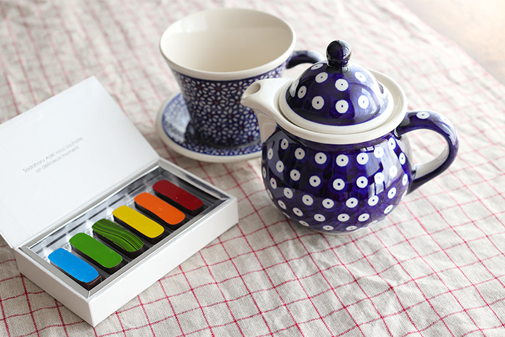 ティーポット（小）ポーリッシュポタリー(ポーランド食器)