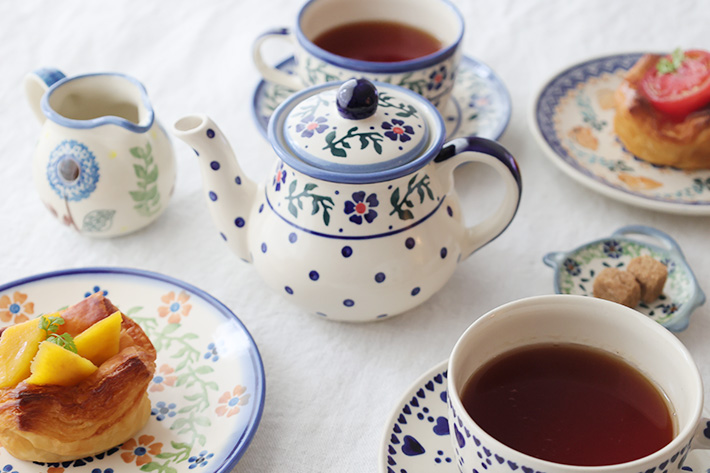 ティーポット・ポーリッシュポタリー(ポーランド食器)