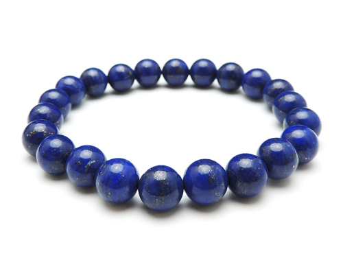 パワーストーンブレスレット ラピスラズリAAAAA最高品質(9月誕生石)8