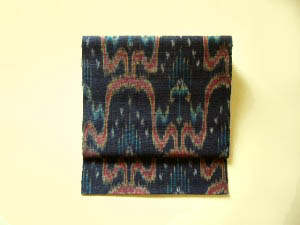 織の名古屋帯 太子間道（青） … きもの人 高級和装着物専門通販