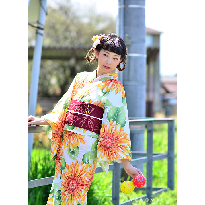 2016 浴衣福袋「夏色美人」kimonomachiオリジナル 変わり織り綿浴衣 4