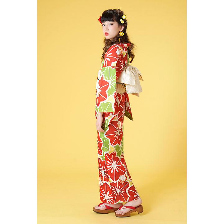 浴衣福袋「Girly」kimonomachiオリジナル 高機能ポリエステル浴衣 7