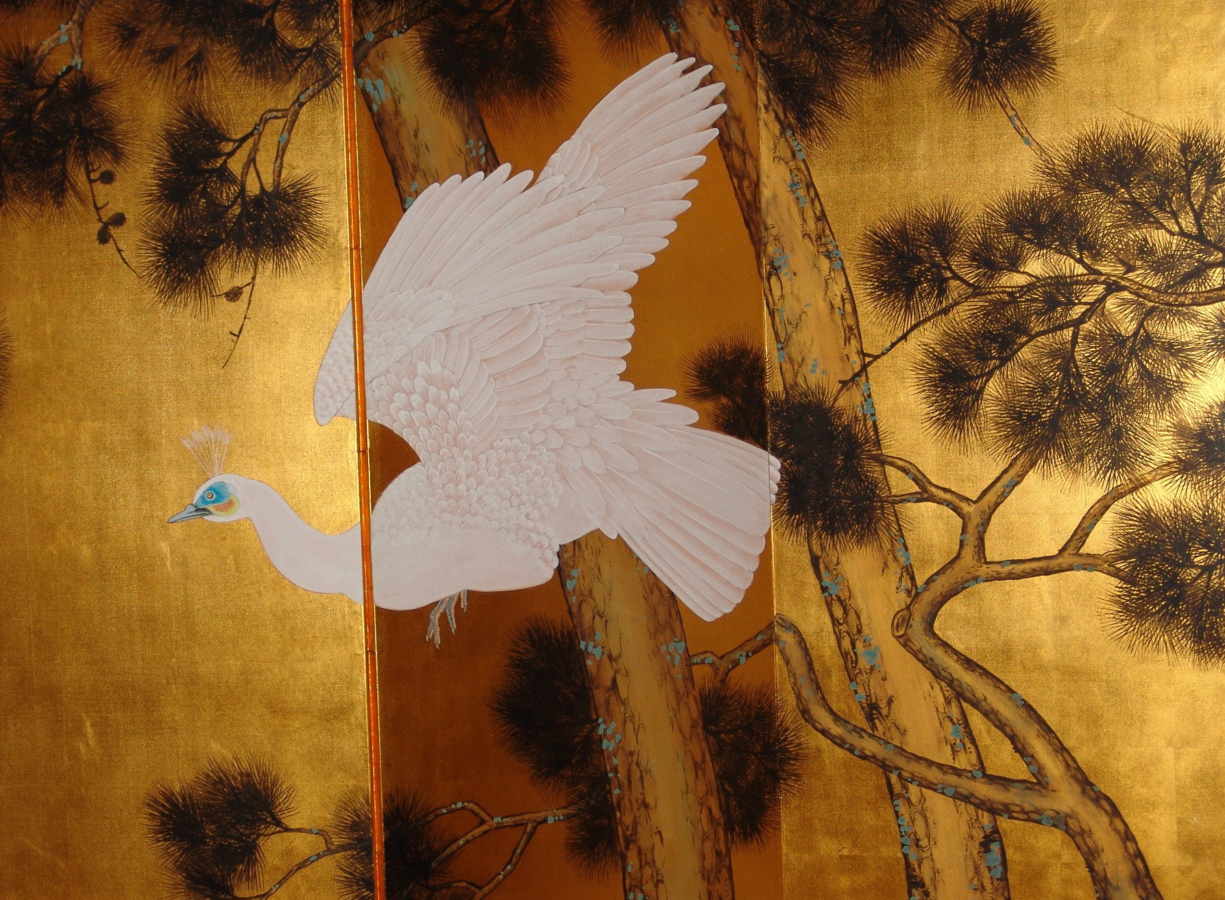 金屏風 日本画金屏風の製造/通信販売(通販) 御子柴屏風店