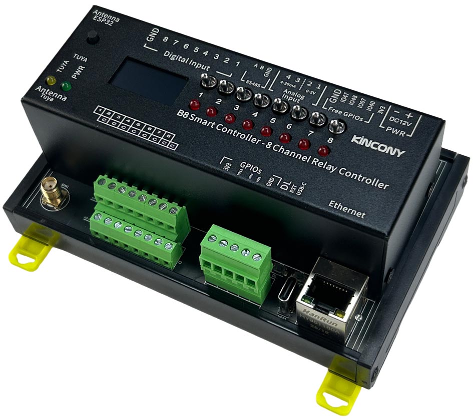 ESP32 Smart Controller – B8 (8CH Relay) – Smart Home Automation