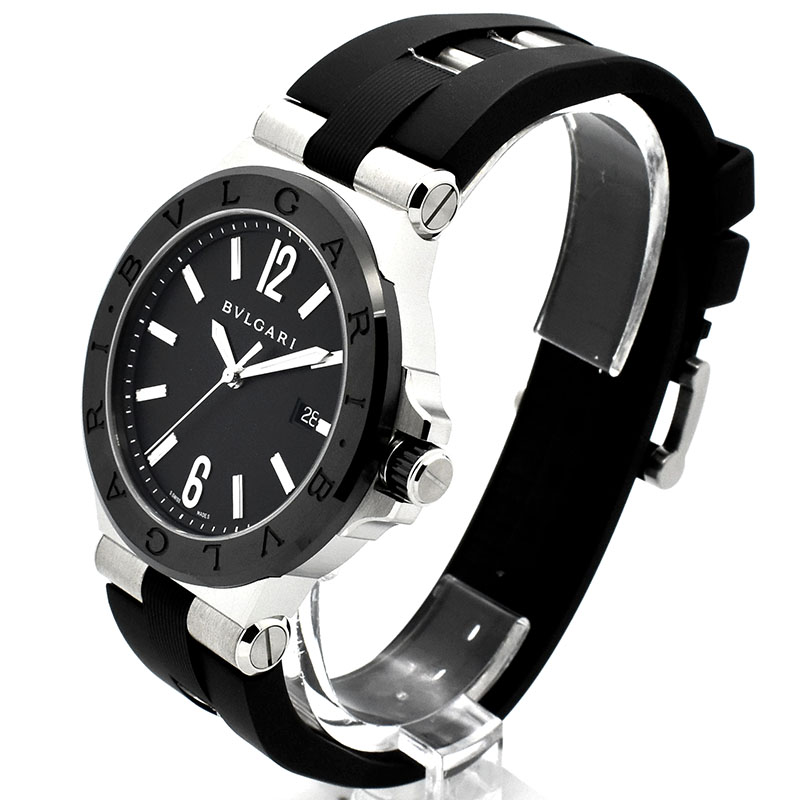 ブルガリ BVLGARI ディアゴノ セラミック DG42BSCVD 42mm メンズ 自動