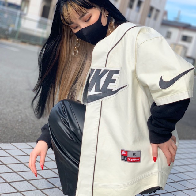 NIKE×Supreme】Leather Baseball Jersey【買取入荷】 | カインドオル