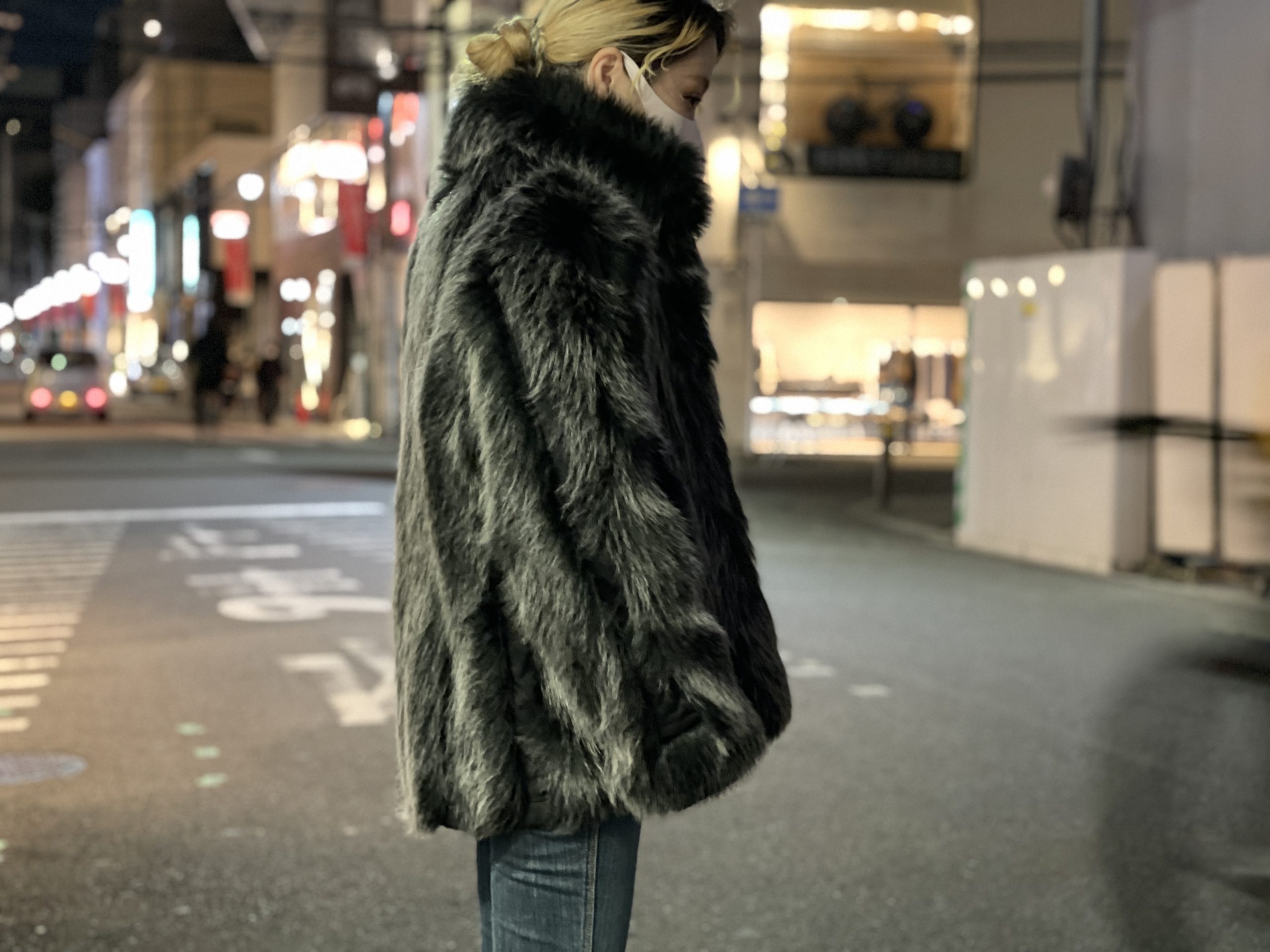 PERVERZE/パーバーズ】Double Face Nylon Fur Coat【買取入荷情報