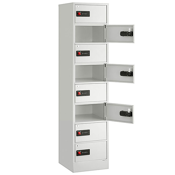 EIKO エーコー 貴重品保管庫＜数字合わせ式＞緊急解錠付 2列4段8人用