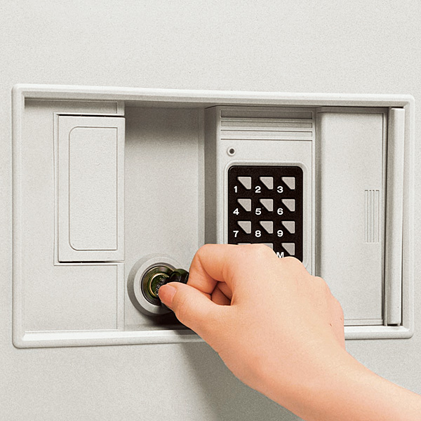 日本アイ・エス・ケイ 2時間耐火金庫 テンキー＋電子ロック錠 BS52-2E