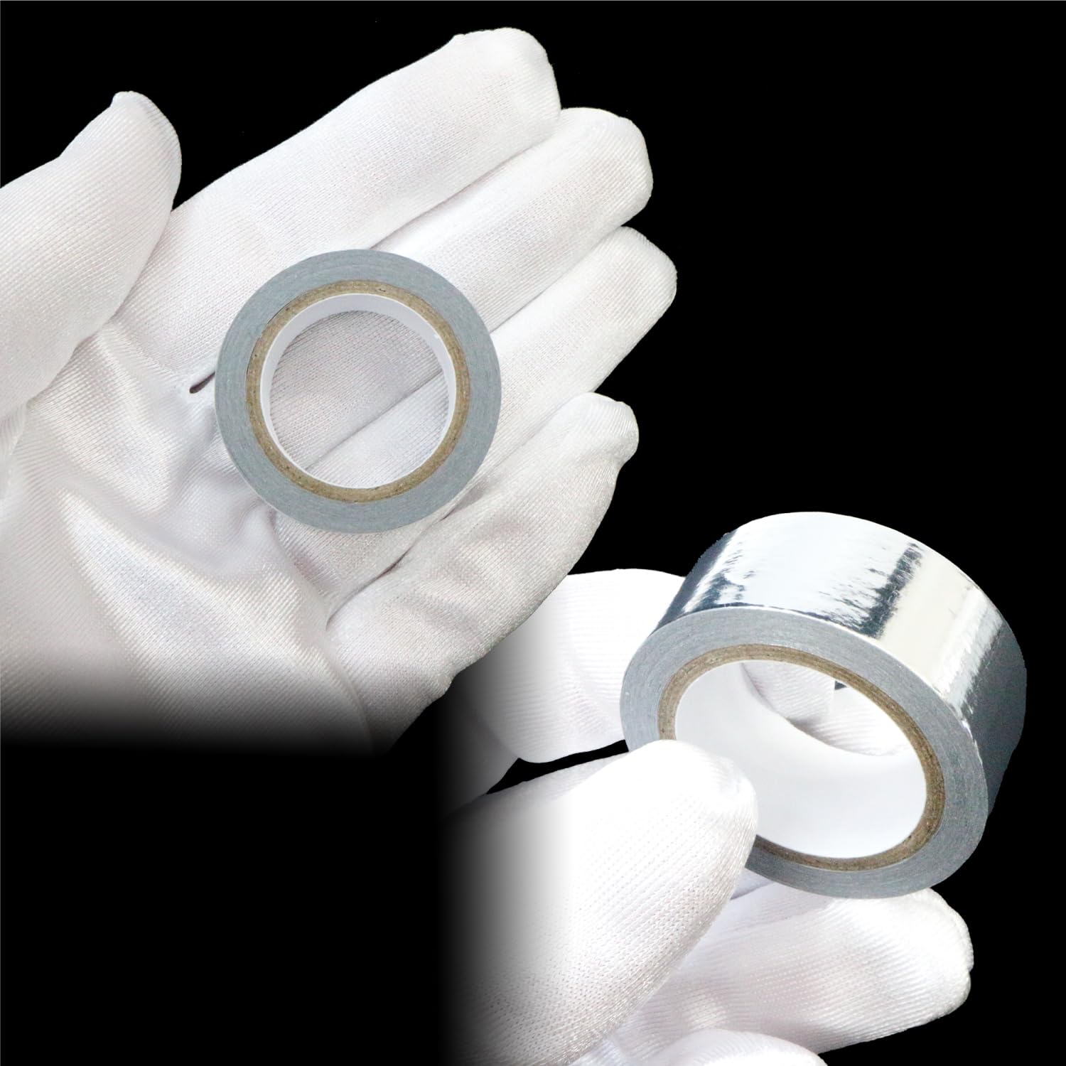 メッキマスキングテープ シルバー 粘着あり デコレーション ラッピング