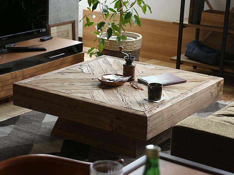 テーブル・机・リビングテーブル ヴィンテージテイストタイプ通販