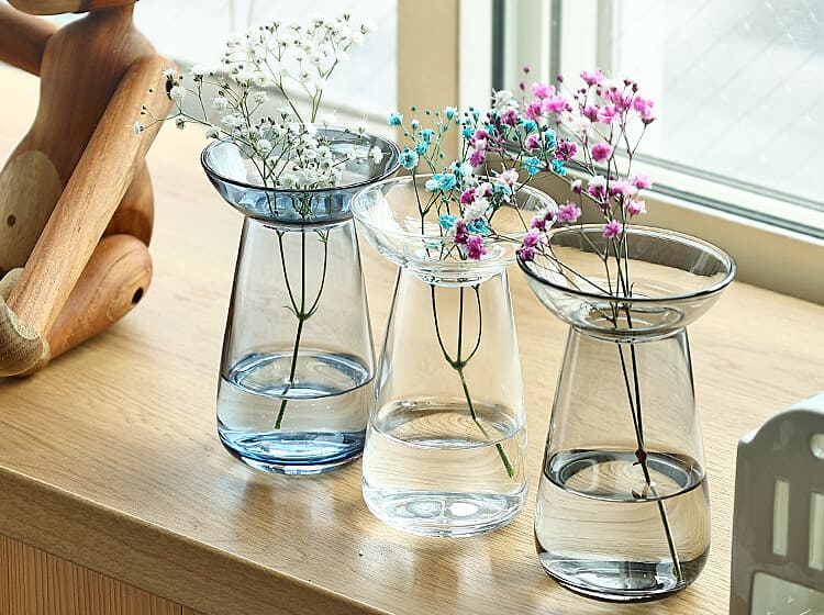 KINTO フラワーベース Sサイズ AQUA CULTURE VASE｜北欧・ヴィンテージ