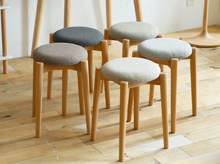 スツール・オットマン ファブリックタイプ通販 | 北欧・ヴィンテージ