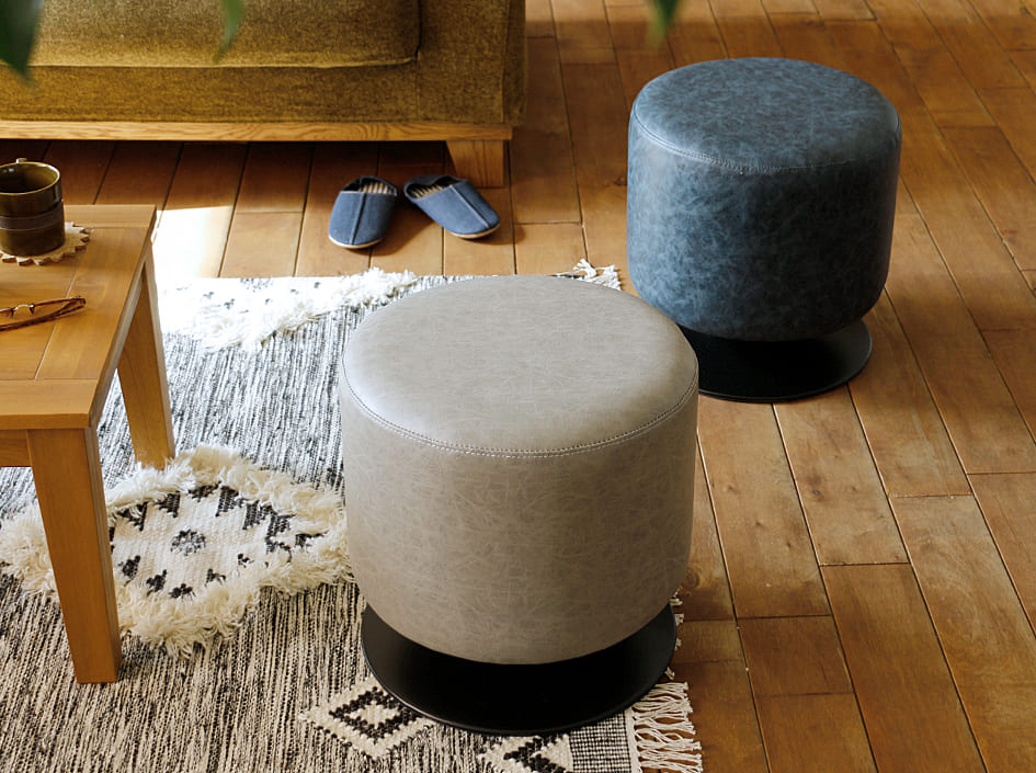 スツール・オットマン レザータイプ通販 | 北欧・ヴィンテージ