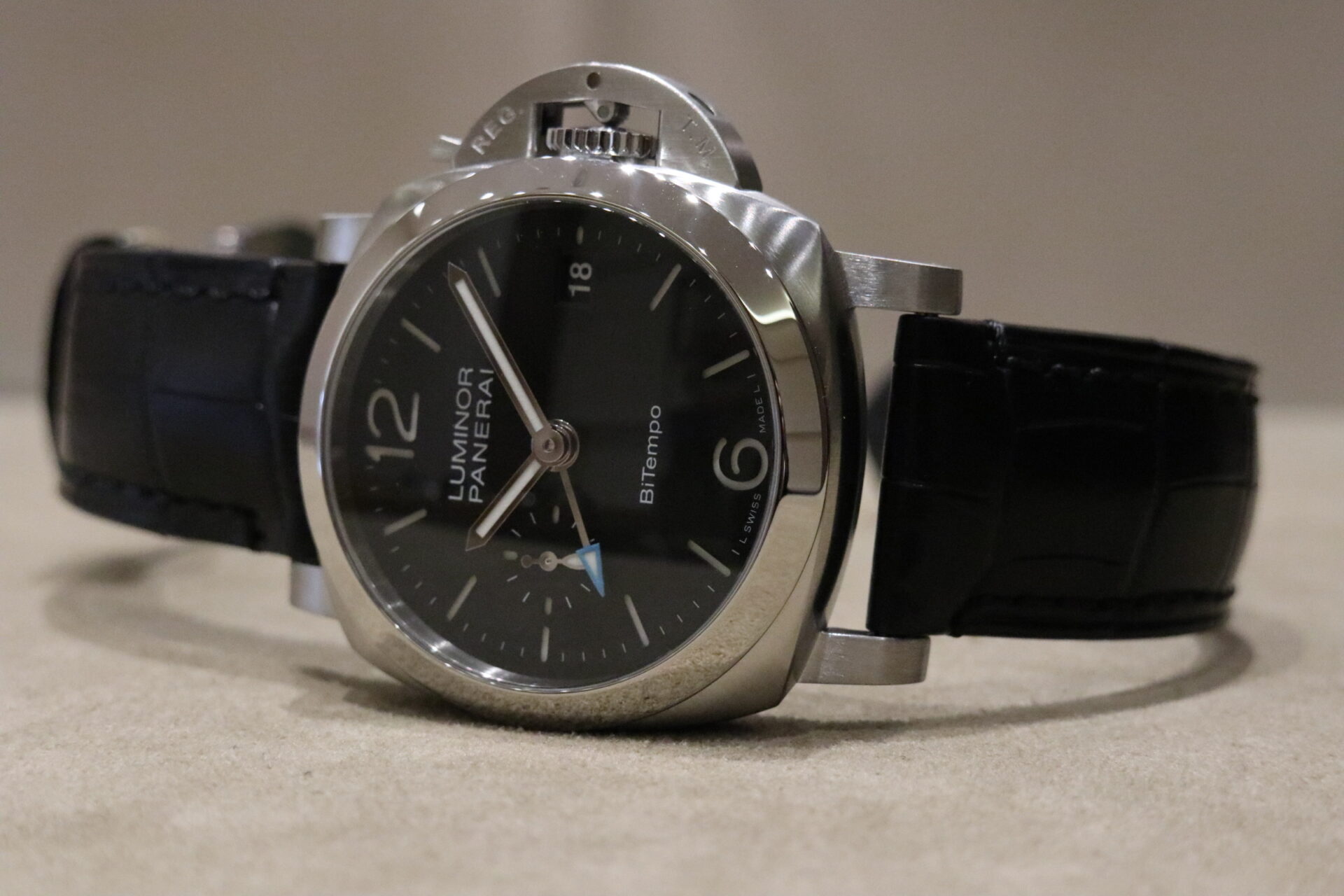 パネライの40㎜！ルミノール クアランタ Bitempo（ビテンポ）GMT