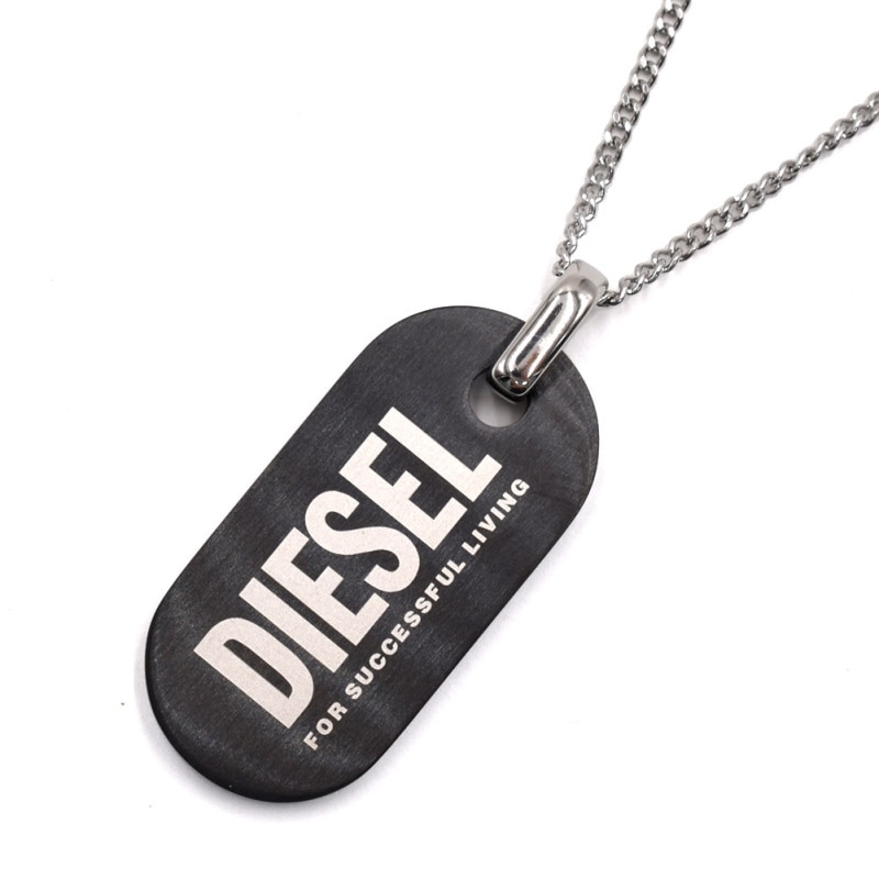 DIESEL ディーゼル DX1349040 ネックレス ドッグタグ ペンダント
