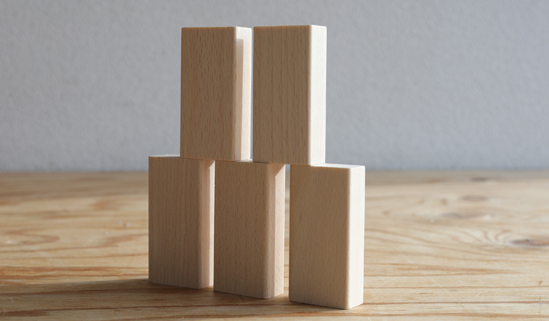 Dusymaデュシマ社 ファンタジー積木：ウールレンガ積み木の補充に