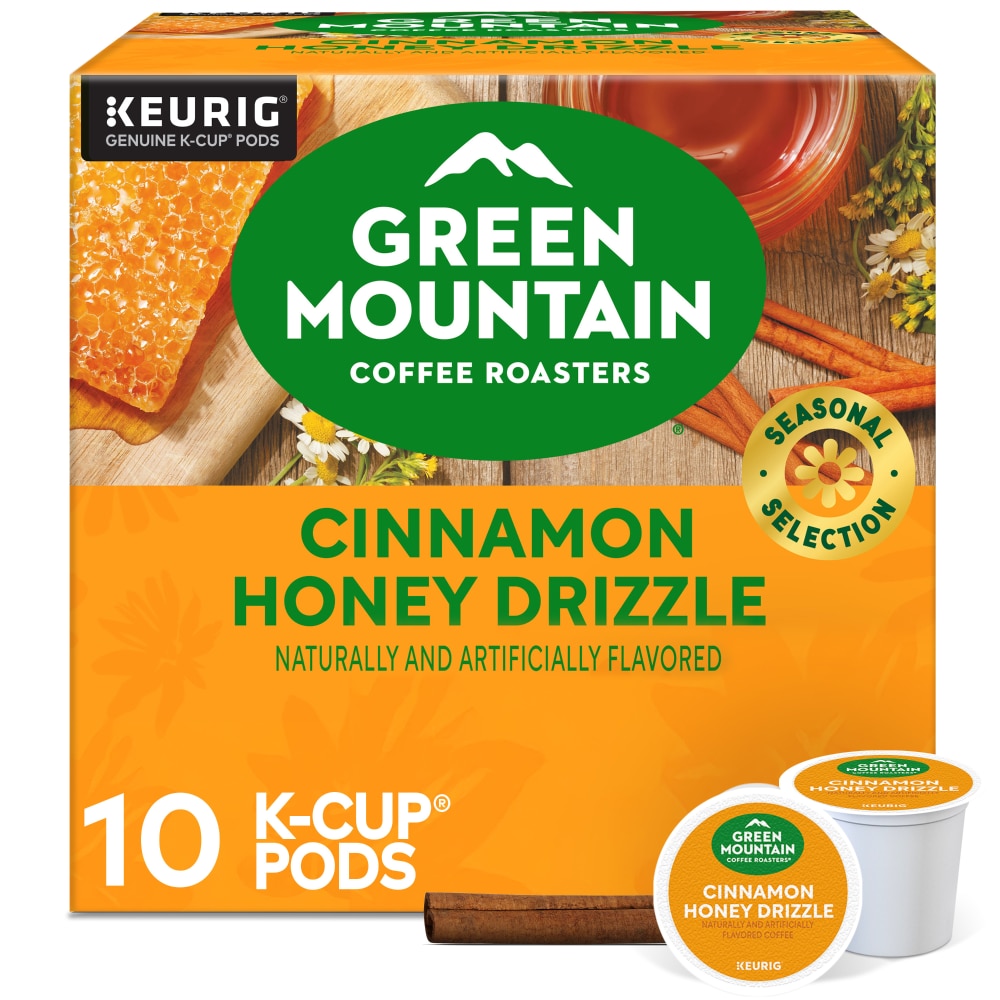 Green Mountain Coffee Roasters Cinnamon Honey Drizzle Flavored K