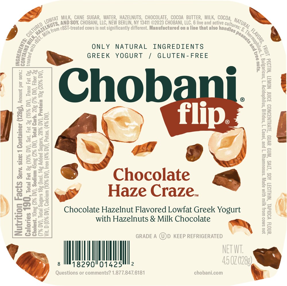 Chobani® Flip® Chocolate Haze Craze™ Hazelnut Low Fat Greek Yogurt