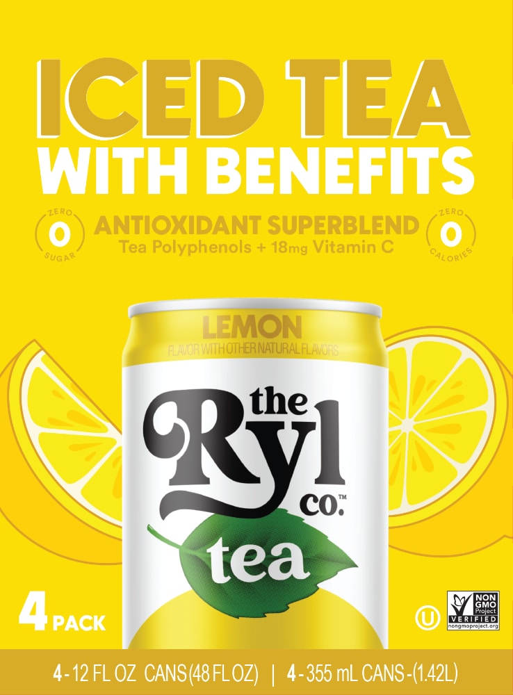 The Ryl Co.™ Zero Sugar Lemon Antioxidant Superblend Iced Tea