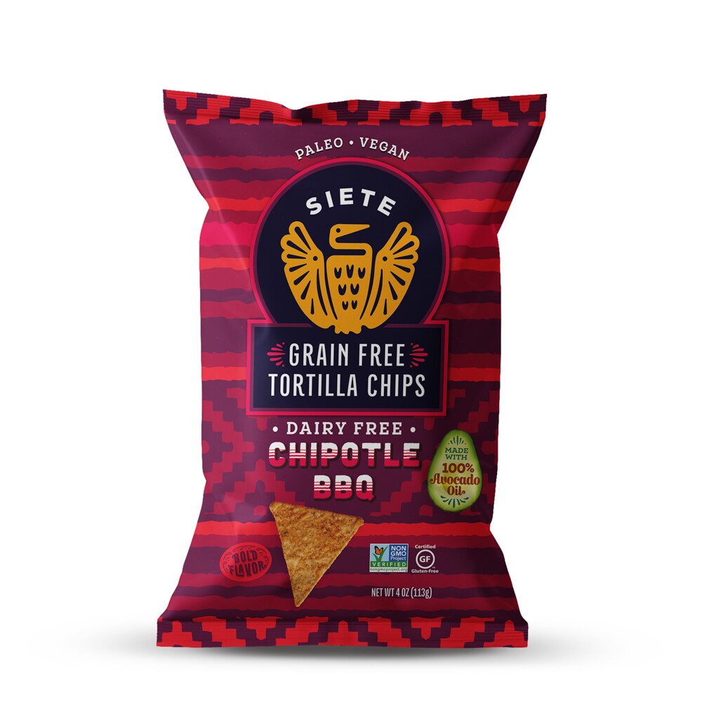 Siete Chipotle BBQ Grain Free Tortilla Chips, 4 oz - King Soopers