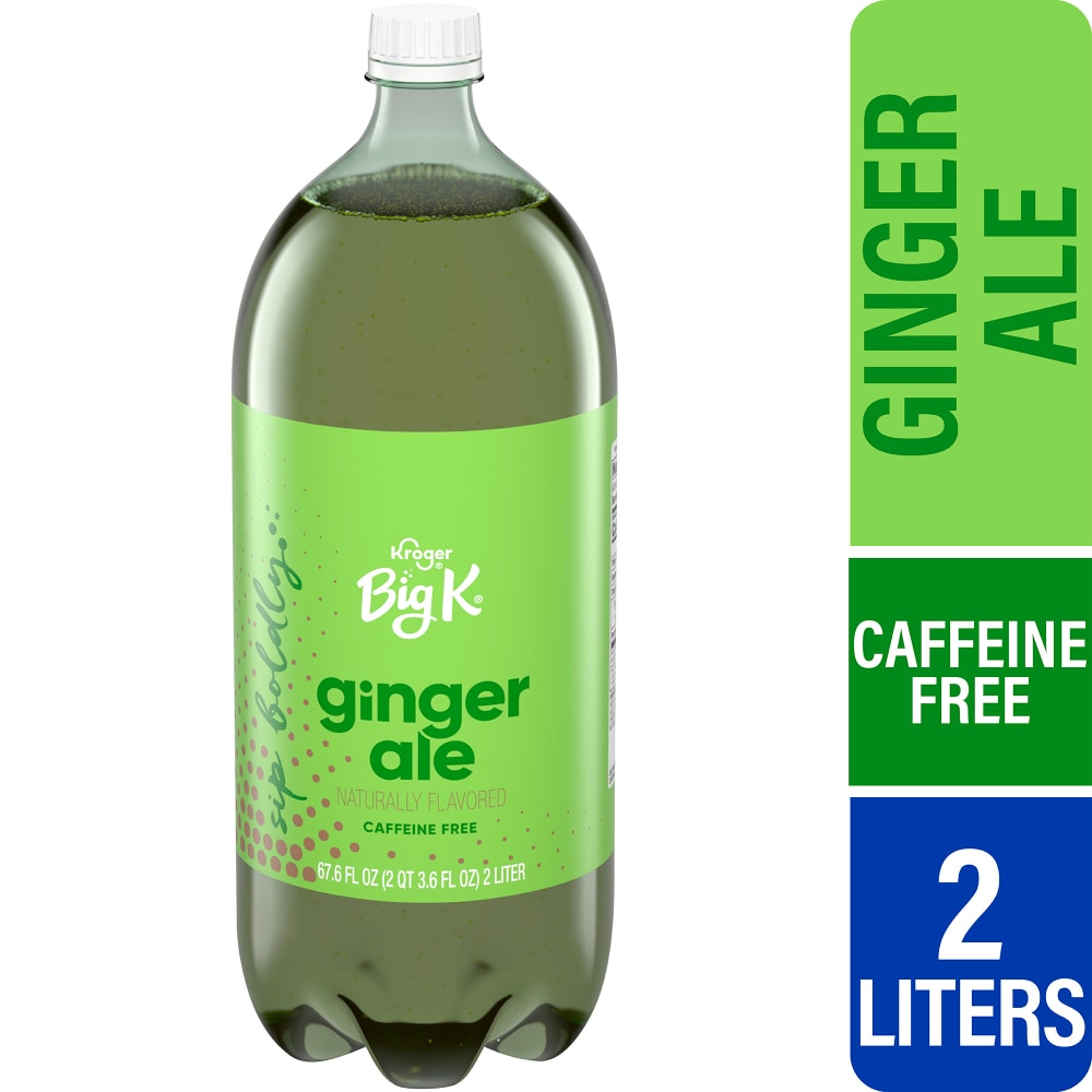 Big K® Ginger Ale Caffeine Free Soda Bottle, 2 liter - Kroger