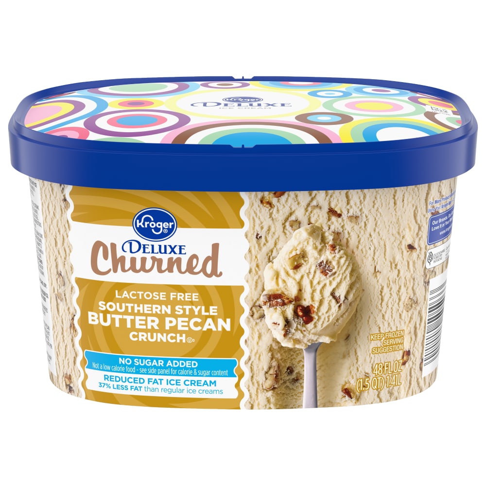 Kroger® Deluxe Churned Lactose Free Southern Style Butter Pecan